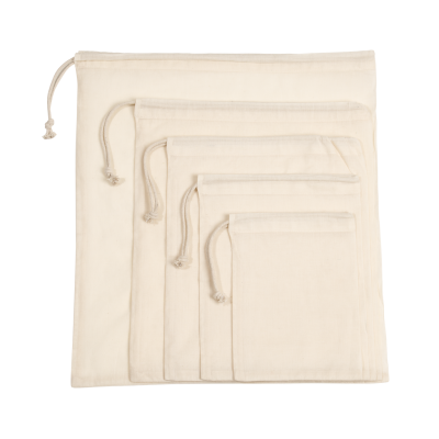 Sliding drawstring in organic cotton